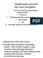 11.diteksi Komplikasidan Penyulit Kala II Dan Cara Mengatasi