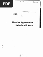 Meshfree Approximation Methods With MATLAB