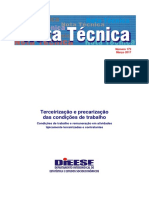 Nota Tec 172 Terceirizacao