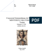 Carte Misterele Matematicii