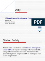 Visitor Safety and Agreement 20121