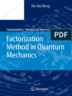 Factorization Method in Quantum Mechanics - Shi-Hai Dong