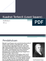 M-14 Kuadrat Terkecil (Least Square)