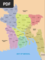 Bangladesh Districts Map