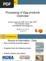 Processing of Egg Products - Overview