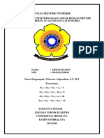 Penyelesaian Sistem Persamaan Linear Dengan Metode Gauss Jordan, Lu Gauss Dan Gauss Seidel
