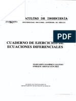 Cuaderno de Ejercicios de Ecuaciones Diferenciales PDF