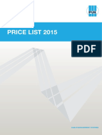 PUK-PL2015 de - Price List Cable Trays New English