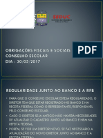 Obrigações Fiscais e Sociais Do Conselho Escolar