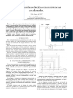 Motor A Tension Reducida Con Resistencias Escalonadas