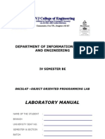 Laboratory Manual: MVJ College of Engineering