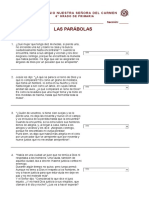 Cuestionario Las Parabolas