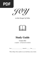 Study Guide: in The Gospel of John