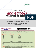 Sesión 10-AEA400 Ejercicios FPP, Costo de Oportunidad y Ventajas Del Comercio