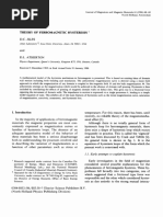 Theory of Ferromagnetic Hysteresis 15