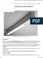 Lighting Circuits Connections For Interior Electrical Installations