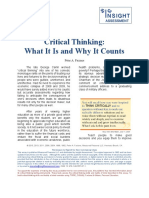 (Facione 2015) Critical Thinking, What It Is and Why It Counts PDF