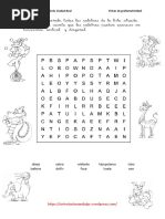 Sopa de Letras Animales 11 PDF