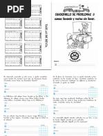 UN MONTON de PROBLEMAS Cuadernillo de Problemas 1º y 2º Primaria SAFA ANDUJAR Sumas Llevando y Restas Sin Llevada