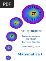 Temas de Anos Anteriores de Matematica Uno 