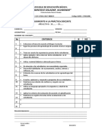 Matriz de Seguimiento Práctica Docente