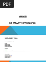 Huawei 3G Capacity Optimization