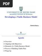 Developing A Viable Business Model: Patrick Barry