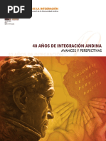 Revista de La Integración 40 Años de Integración Andina Avances y Perspectivas