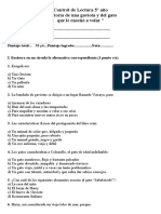 Prueba Historia de Una Gaviota y Del Gato Que Le Enseno A Leer