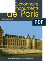 Dictionnaire Des Monuments de Paris PDF