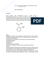 Analisis de Ácido Salicilico