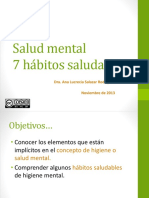 7 Hábitos Saludables de Salud Mental UNACH 2016