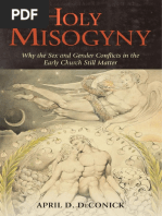 DeConick - Holy Misogyny Why The Sex and Gender Conflicts in The Early Church Still Matter (2011) PDF