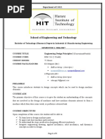 IME Eng Design 1 EIM 216 Course Outline