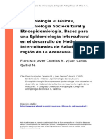 Epidemiología Clasica