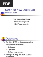 SDSF New Lab