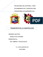 Monografia de Transporte