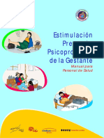 5.3 Manual de Estimulación Temprana y de Psicoprofilaxis en La Gestante