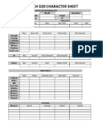 Bleach D20 Printer Sheet V1.3