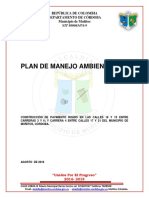 Plan de Manejo Ambiental de Un Pavimento Rigido