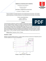 Relación Presión Temperatura