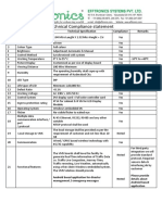 Technical Compliance Statement