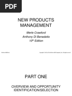 New Products Management: Merle Crawford Anthony Di Benedetto 10 Edition