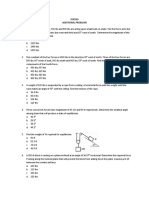 Additional Problems: Statics