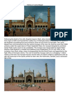 The History of Jama Masjid