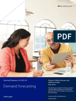 Demand Forecasting in AX 2012 R3