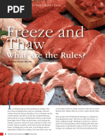 Freeze and Thaw: What Are The Rules?