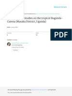 Soil Sequence Studies On The Tropical Buganda Catena (Masaka District Uganda)