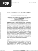 2008 Parametric Analysis of The Seismic Response of Irregular Topographic Features-Razmkhah Et Al (Iran)