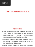 Battery Standardization